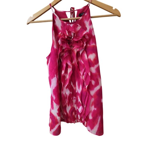 Ann Taylor Pink Tie-Dye Sleeveless Top S - Picture 1 of 3